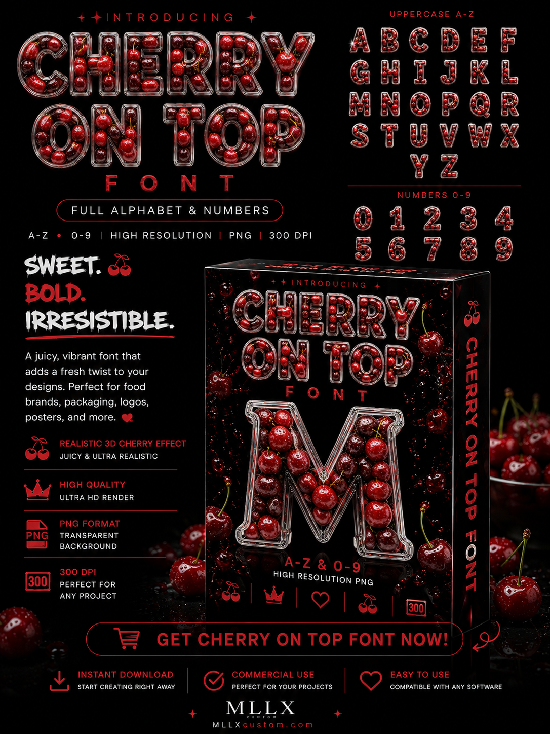 Cherry on top Font