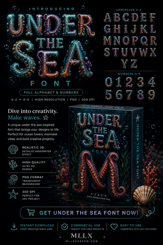 Under the sea font
