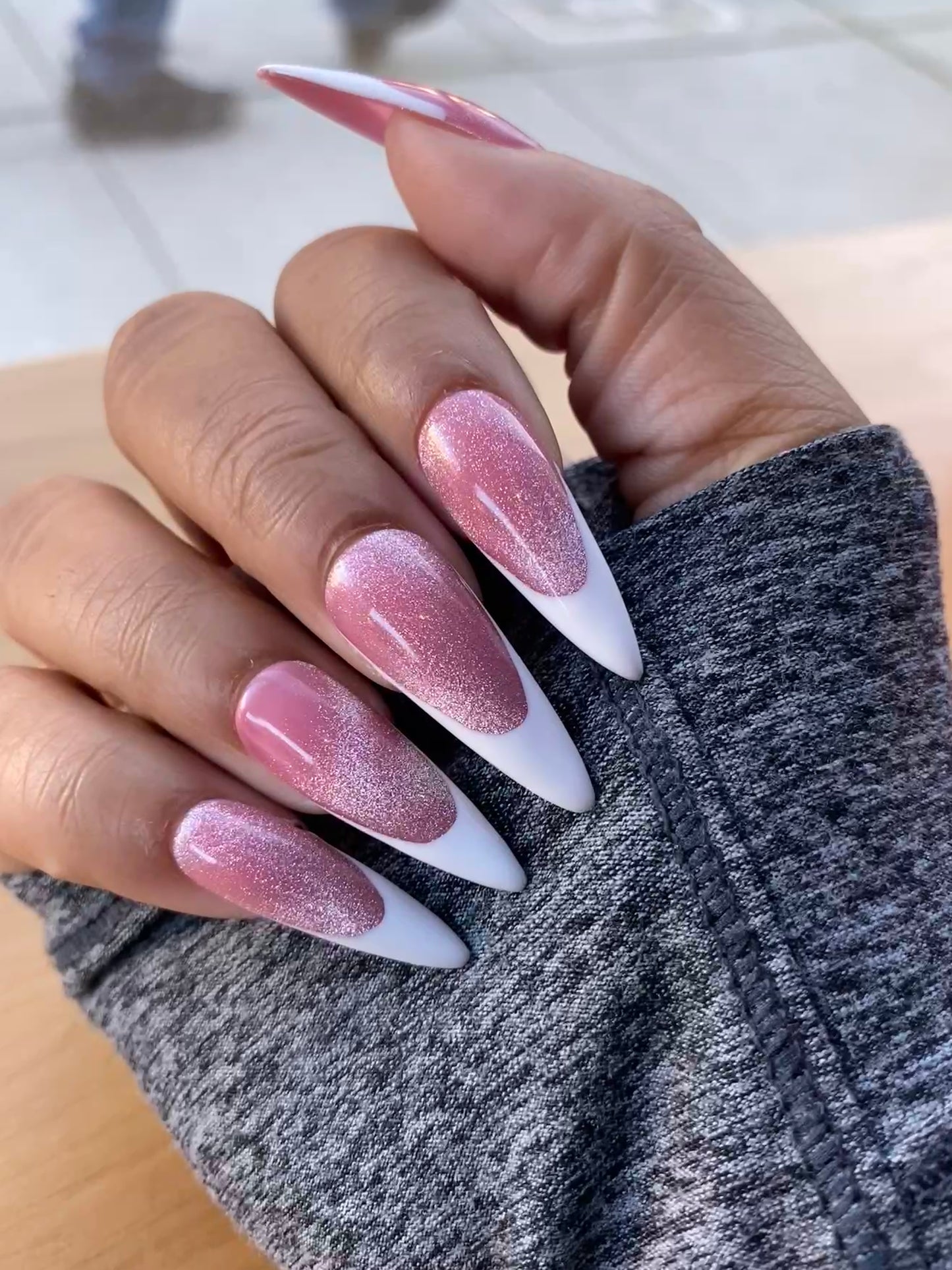 Pink veil